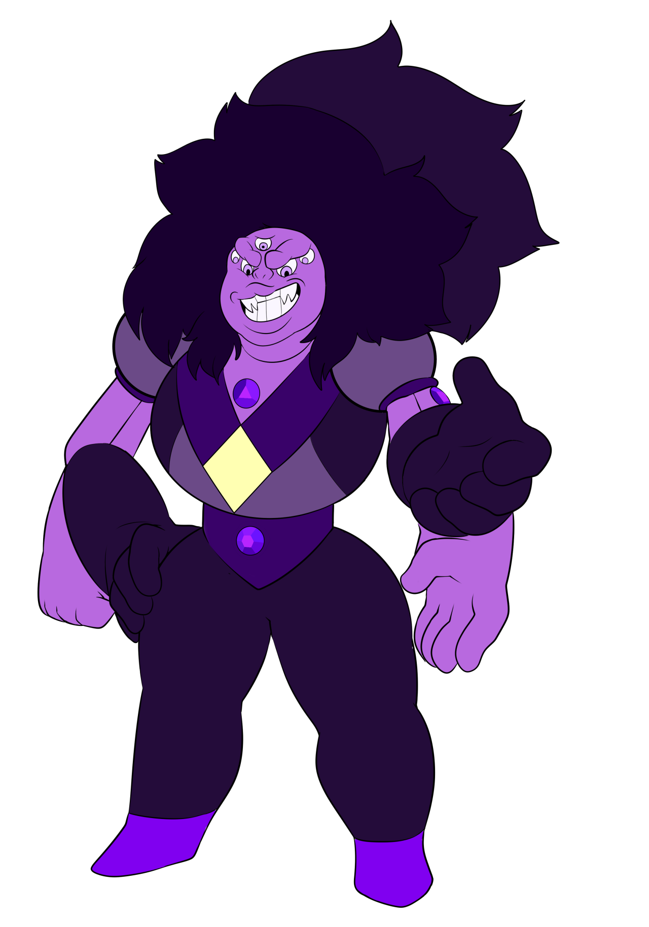 steven universe opal and sugilite