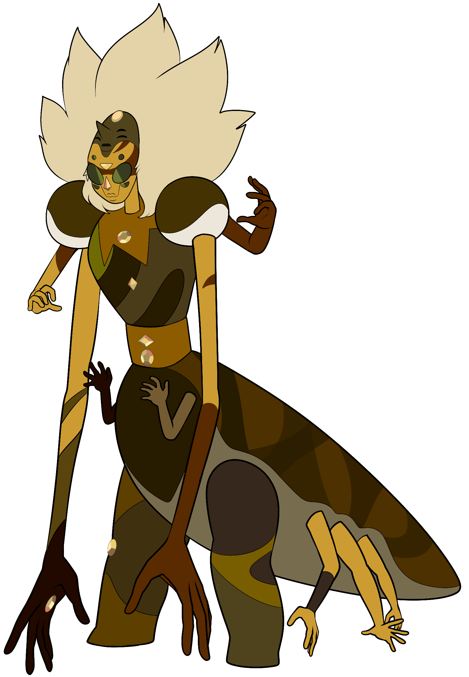 Champagne Aura Quartz GemCrust Wikia Fandom