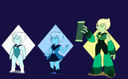 Ice with Ice (Homeworld navel gem) and Ice (Homeworld arm gem).