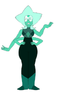 Mixite's in her original design without her limb enhancers.