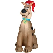 3ft Scooby Doo w/Santa hat
