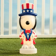 Blow Mold Patriotic Snoopy