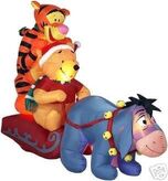 Pooh, Tigger & Eeyore Sledding