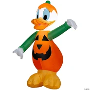 Donald Duck in Pumpkin Costume