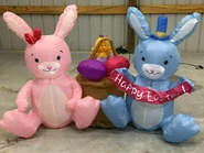 Easter Bunnys With Basket