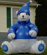 Classic Polar Bear in blue