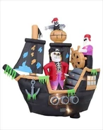 8ft Pirate Ship with Soundbox