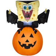 Halloween Spongebob Vampire on pumpkin (2020 remake)