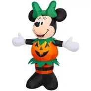 Minnie Dressed In Pumpkin Outfit
