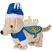 Dancing Darling Dachshund-Hanukkah