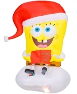 Caroling SpongeBob (lighted outdoor version)