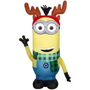Minion Kevin w/Antlers Headband and Green Scarf