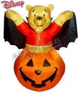 Vampire Winnie the Pooh in Pumpkin