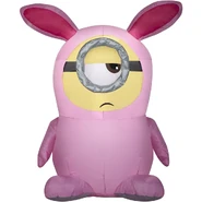 Easter Minion Stuart in Pink Bunny Suit