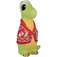 Blow Mold Christmas Dinosaur