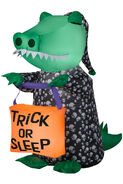 Trick or Sleep alligator