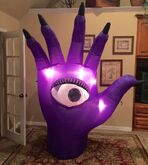 Scary purple hand w/ eye (Prototype)
