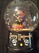 Small Tornado Globe - Witch with Cauldron