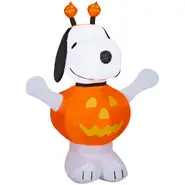 Snoopy in Pumpkin Costume