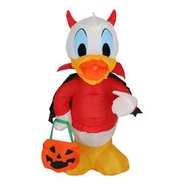 Donald Duck in Devil Costume