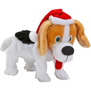 Pouncing Puppies-Christmas Beagle