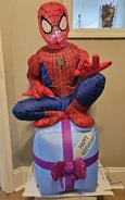Spiderman w/ Birthday present