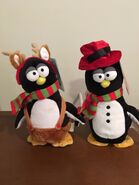 Pretned-guins-Funky Chicken-Reindeer (W/Snowman)