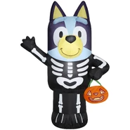 Bluey in Skeleton Costume (5ft)