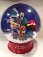 Snowglobe-Rudolph & friends