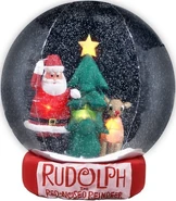 Santa and Rudolph Scene
