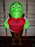 Shrek Holding Valentine's Day Heart (Early Prototype)