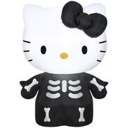 Hello Kitty As A Skeleton (White)