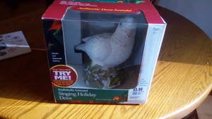 Singing Holiday Dove in the box
