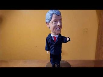 Bill clinton shop talking doll