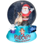 Rudolph & Santa Globe with Misfit Toys (2014 Lowe’s Exclusive)