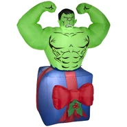 Christmas Incredible Hulk in Present