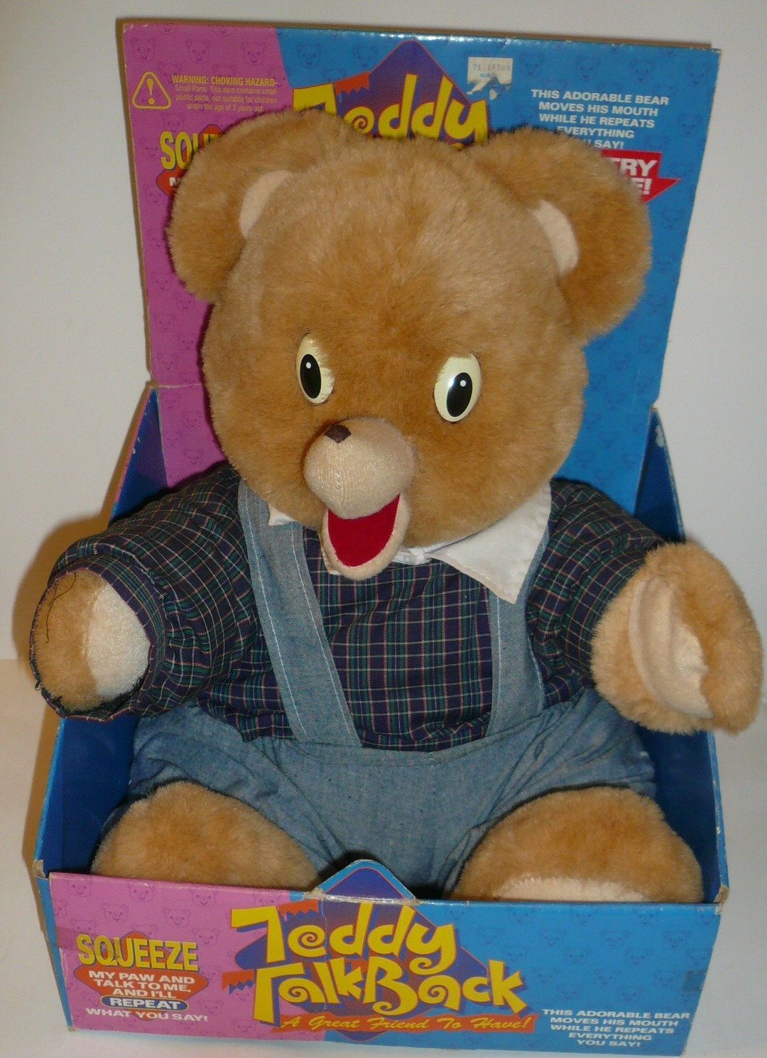 Talk back teddy bear discount
