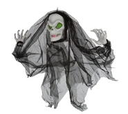 Floating Ghouls - Green Eyed Reaper (light up eyes)