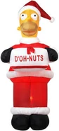 Christmas Homer Simpson w/ D'oh-Nuts box (8 ft version)