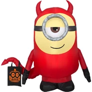Minion Stuart in Devil Costume