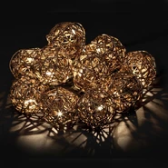 Light Strings-Bamboo Lanterns