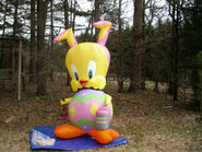 NEW Gemmy Prototype 8'Tall Lighted Easter Tweety Bird EGG Airblown Inflatable