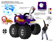 Inflatable "Van"pire Monster Truck