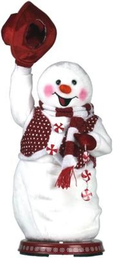 Peppermint Spinning Snowman | Gemmy Wiki | Fandom
