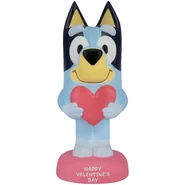 Blow Mold Valentine's Day Bluey