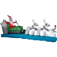 Jack Skellington Sleigh Scene Colossal