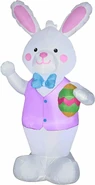 Waving bunny w/ egg