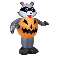 4ft Pumpkin Raccoon