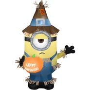 Minion Stuart w/ Thanksgiving Banner/Pumpkin