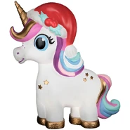 Blow Mold Christmas Unicorn
